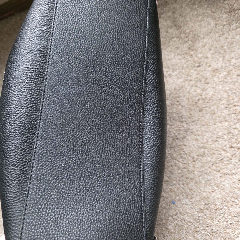 Michael Kors Black Leather Chain Tote And Wallet - Picture 5 of 10